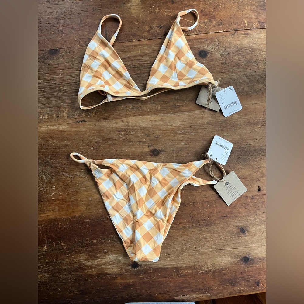 FP Movement x Toast Swim Signature String bikini bottom/ Signature Triangle top